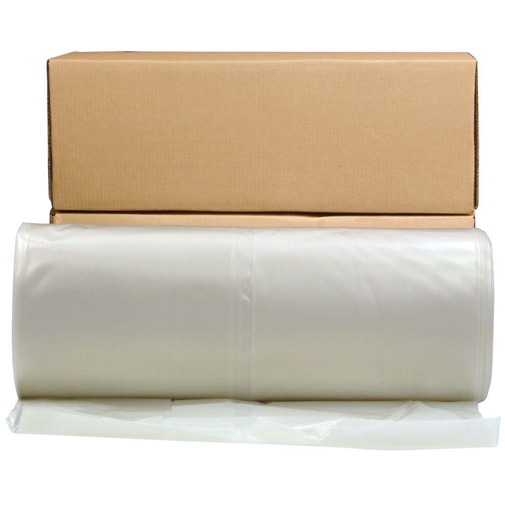 Poly Sheet - 4ft x 200ft, 2mil, Clear, 1 Roll/Case