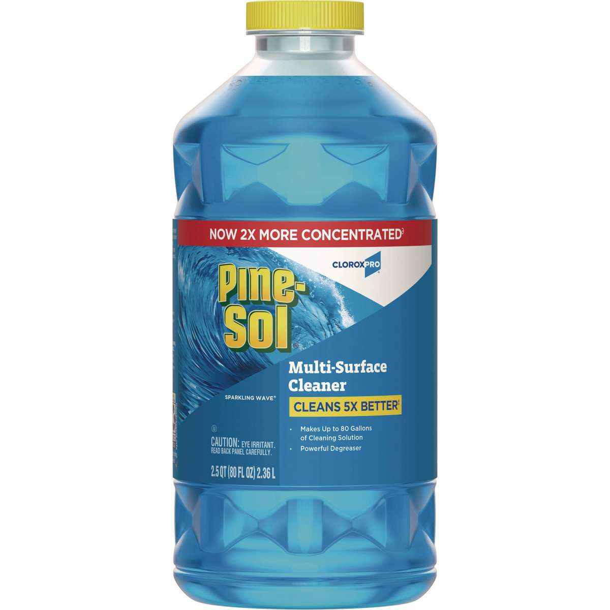 CloroxPro® Pine-Sol® Multi-Surface Cleaner Concentrated, Sparkling Wave Scent, 80oz 3/case