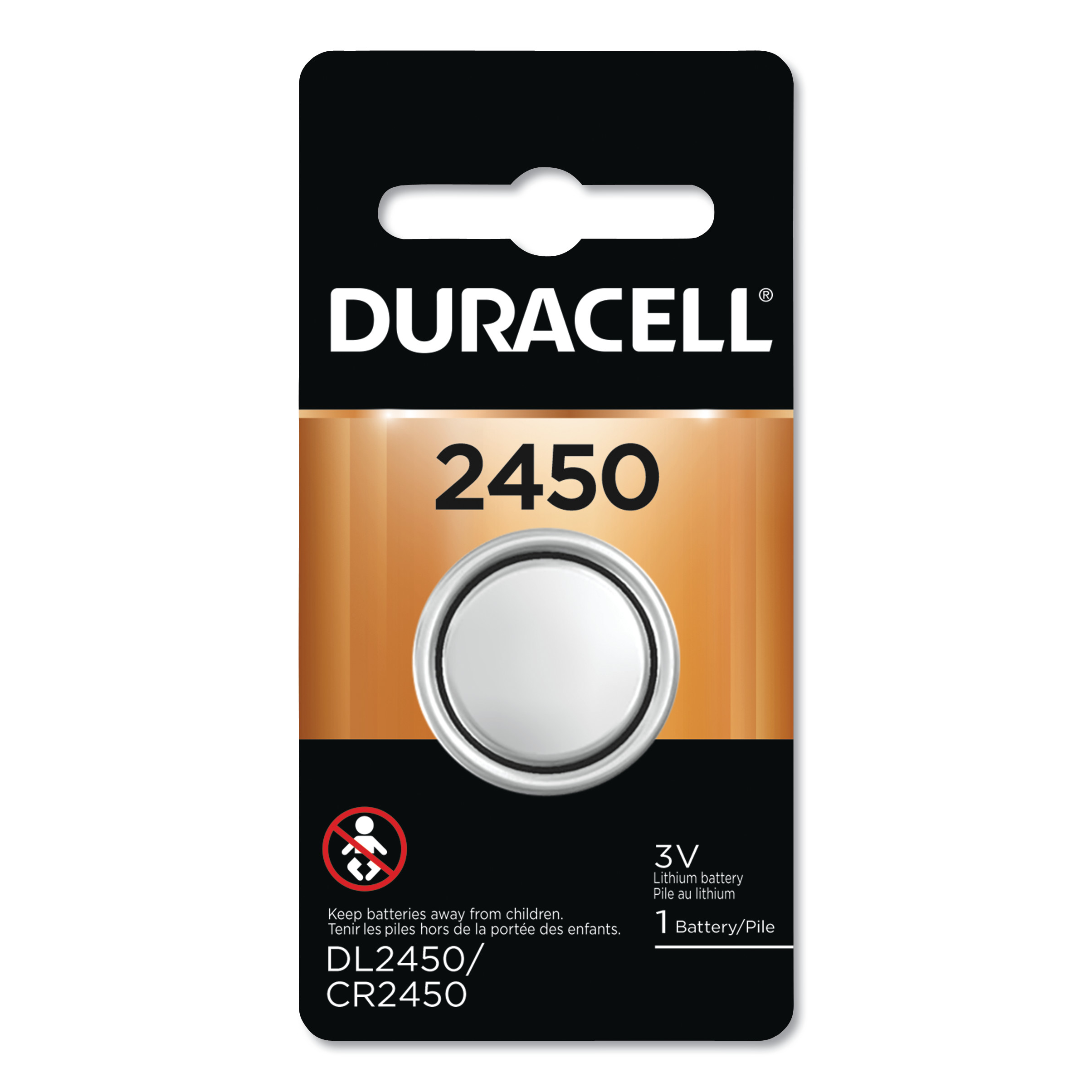 Duracell Lithium Coin Battery 2450 - 36/Case