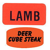 Venison and Lamb Labels