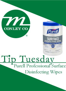 M Conley Tip Tuesday Features Purell Professional Surface Disinfecting Wipes 
