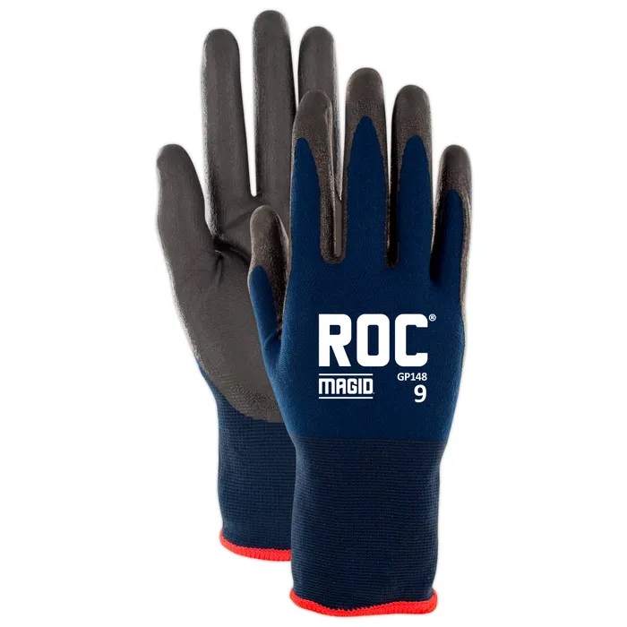 Magid® ROC® GP148 15-Gauge TriTek Palm Coated Work Gloves Dozen