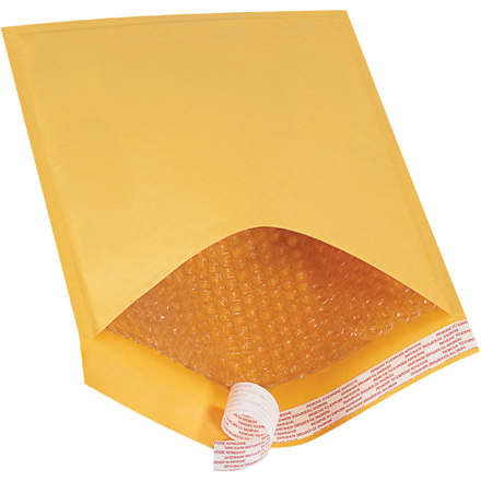 10.5" x 16" Kraft #5 Self-Seal Bubble Mailers 100/case