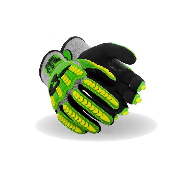 Magid T-REX Flex Series Lightweight NitriX Grip Technology Palm Coated Impact Glove XX-Large 1 Pair