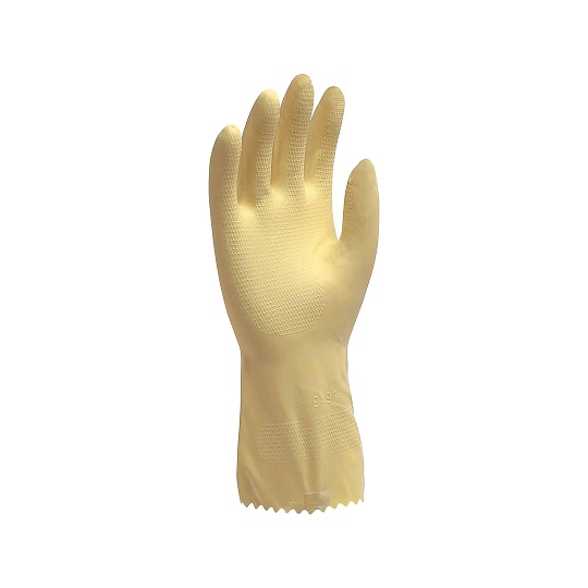 Flock Lined Latex Glove, 12 in, 18 mil, 144 Pairs