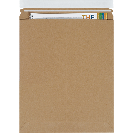 11" x 13 1/2" Kraft Self-Seal Stayflats Plus® Mailers