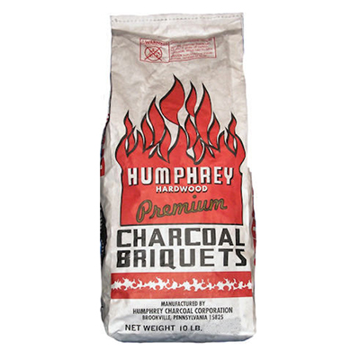 Humphrey Premium Hardwood Charcoal Briquettes - 10lbs
