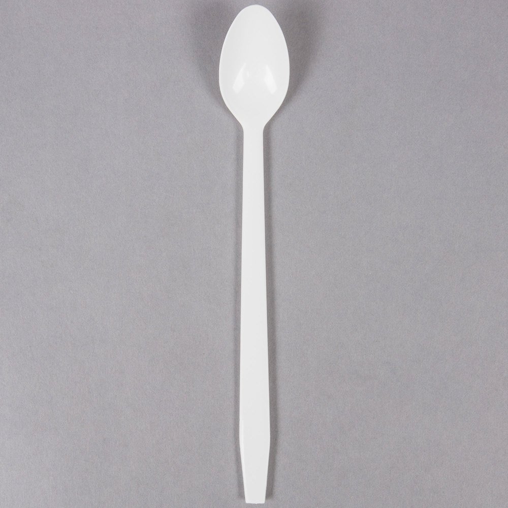 Bulk Medium Soda/Sundae Spoon, White, 1M/Cs