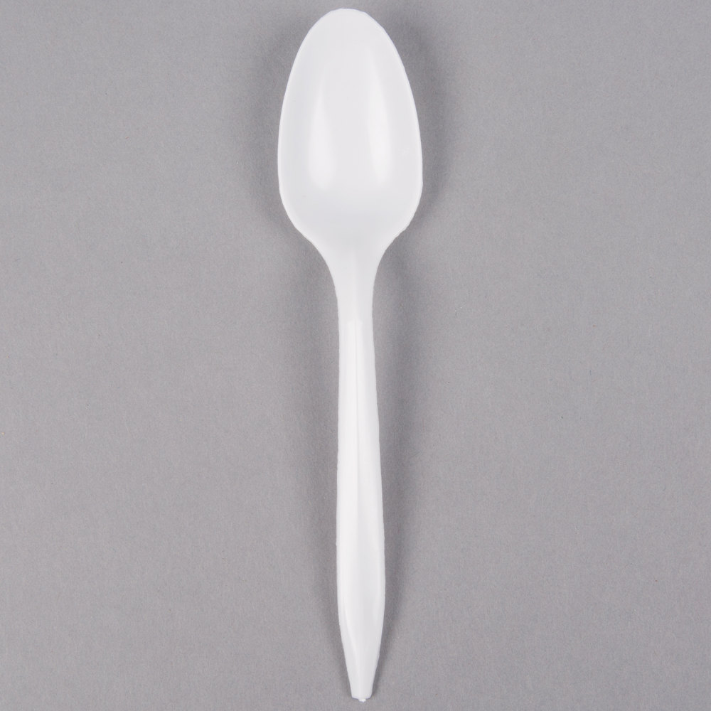 Bulk Medium Teaspoon, White, 1M/Cs