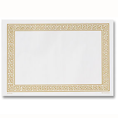 Greek Key Gold Placemat 1m