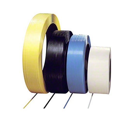 Hand Grade Polypropylene Strapping - 1/2" x 7200', 0.031" Thick, Black, 28/Pallet