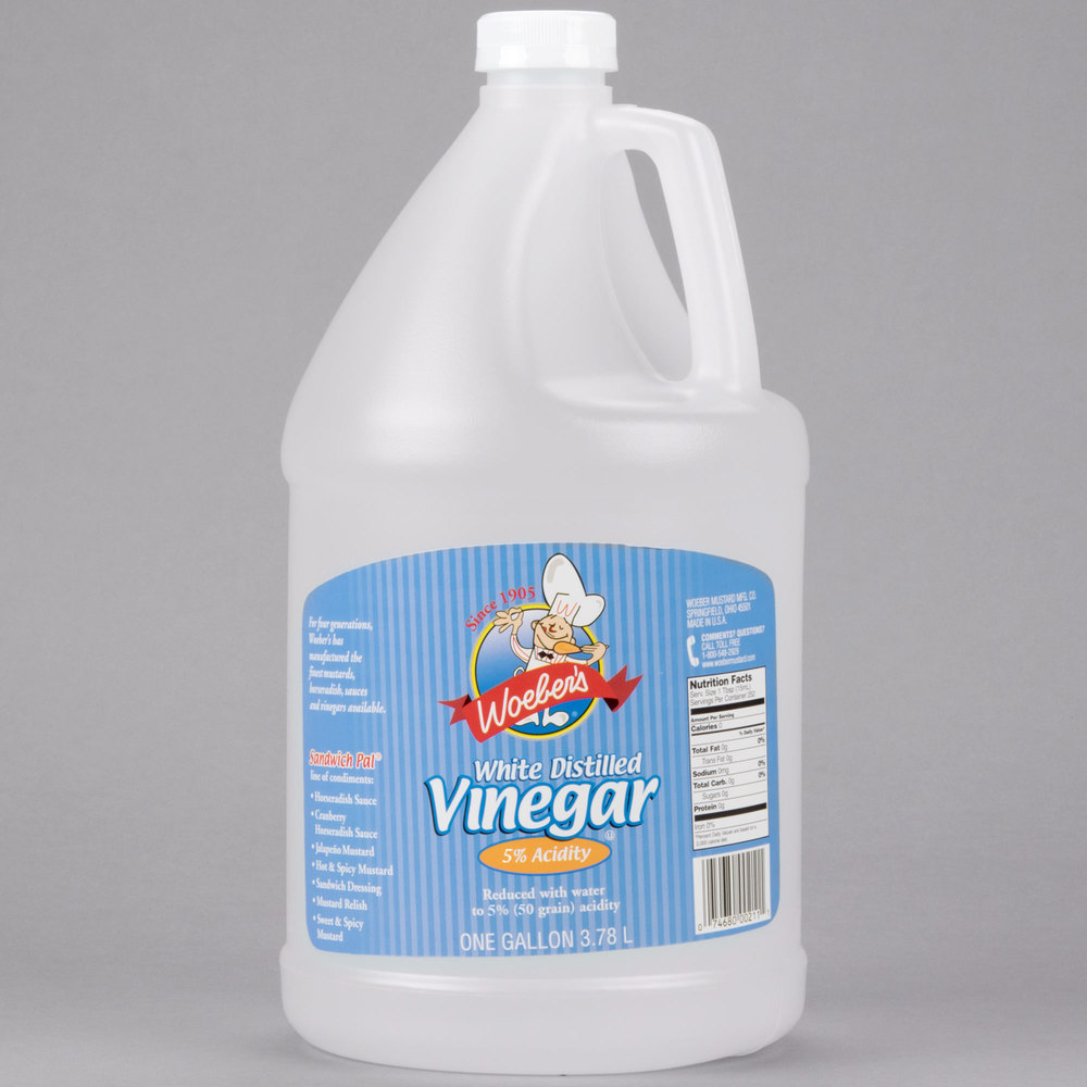 1 Gallon Distilled White Vinegar 4/case
