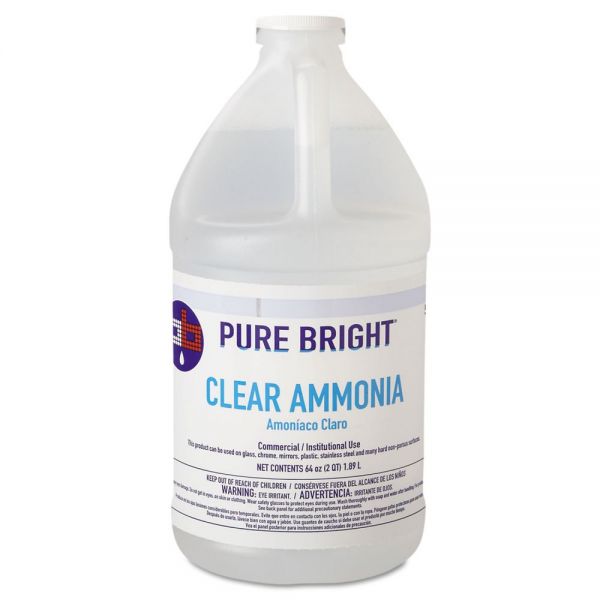 Clear Ammonia - 64oz Bottle, 8/Case