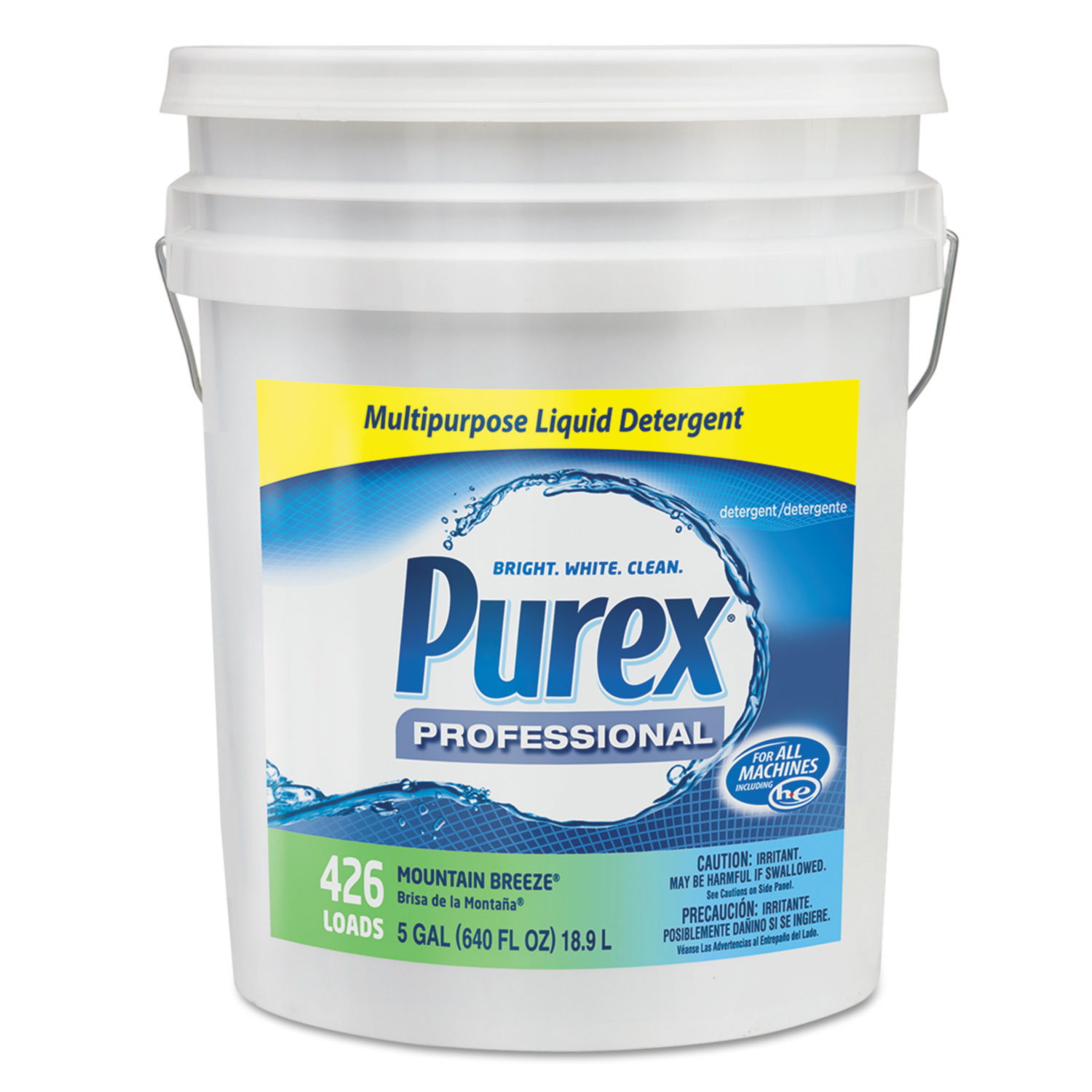 Purex Liquid Laundry Detergent - Mountain Breeze, 5 Gallon Pail
