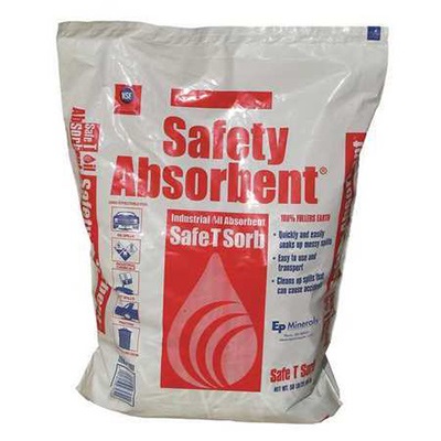 Safety Absorbent™ Course Clay Granular Absorbent, 50 lb bags