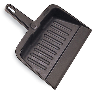 Rubbermaid® Heavy-Duty Dust Pan - Charcoal, 12/Case