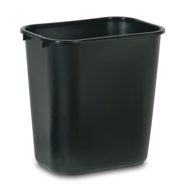 Rubbermaid® Wastebasket - Small, Black