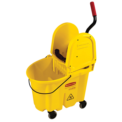 Rubbermaid® WaveBrake® Down Press Combo - 35 Quart,Yellow