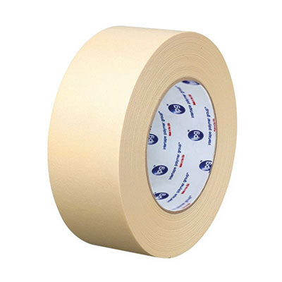 Intertape® PG5 Medium Grade Paper Masking Tape - Tan, 24mm x 54.8mm, 6.3 mil, 36/Case