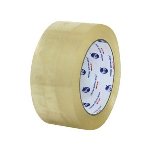 Intertape® Hand Length Medium Grade Carton Sealing Tape - 3 x 110 Yards, 1.95 mil, Clear, 24/Case