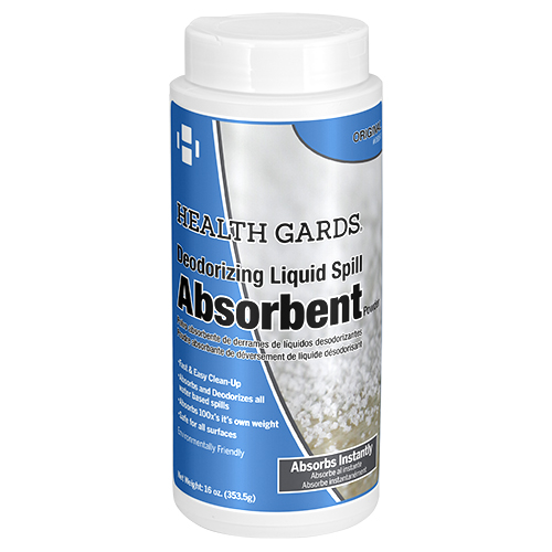 Health Gards® Liquid Absorbent Powder, 16oz 12/case