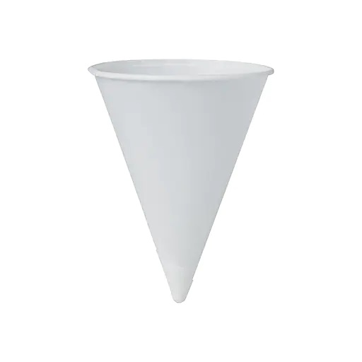 4.5oz Waxed Paper Cone Cups 25/200
