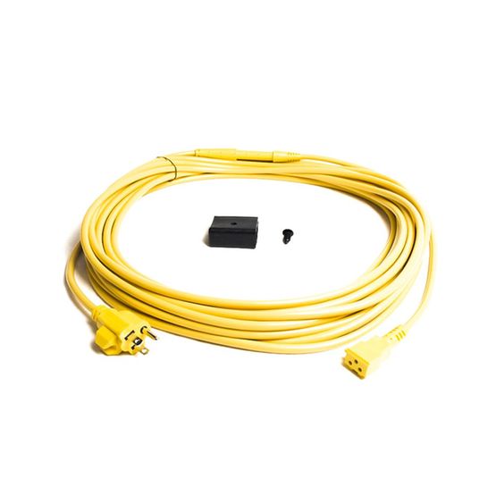 50' Yellow Power Cord w/Strain Relief