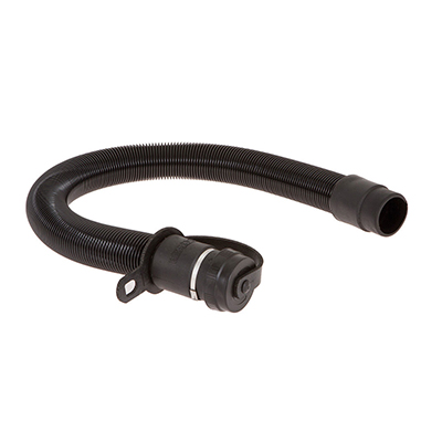 Black TPV Shore Boa Drain Hose Assembly - 1.5 ID x 22 in