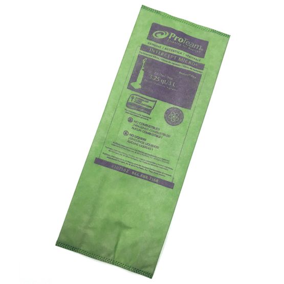 ProTeam 107502 Intercept Vacuum Bag for FreeFlex Upright Vacuum Cleaners - 10/Pack