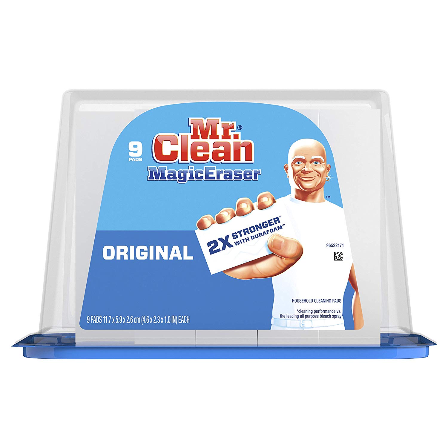 Mr Clean Magic Eraser - 2 3/10" x 4 3/5" x 1", White, 36/Case