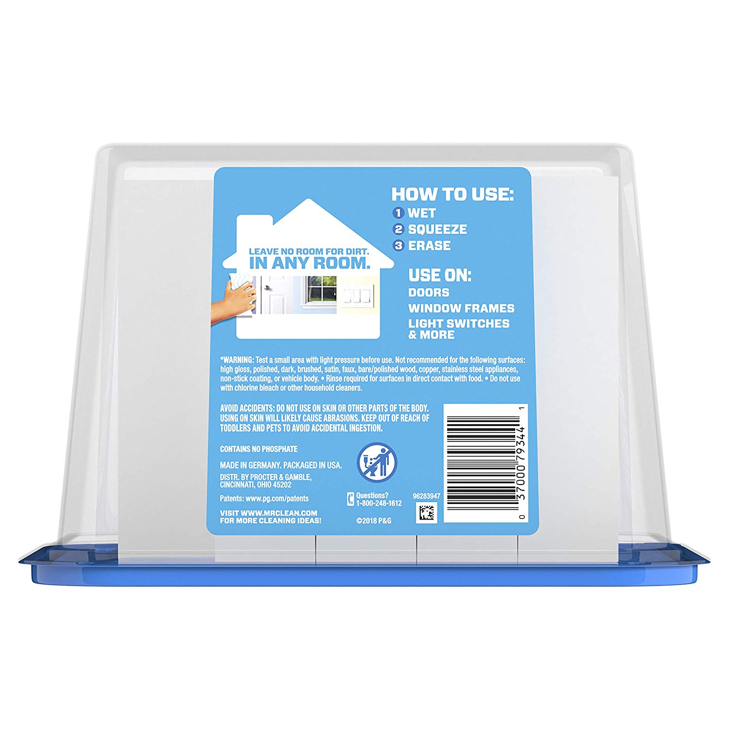 Mr Clean Magic Eraser - 2 3/10 x 4 3/5 x 1, White, 36/Case