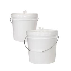 Bucket/sealed Lid And Dry Wipers 300ct  