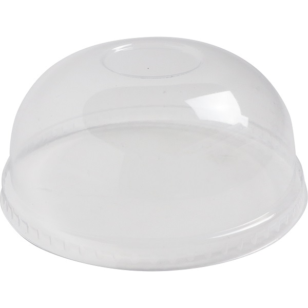 12-32 oz PLA Domed Clear Lid for Paper Bowls 500/case