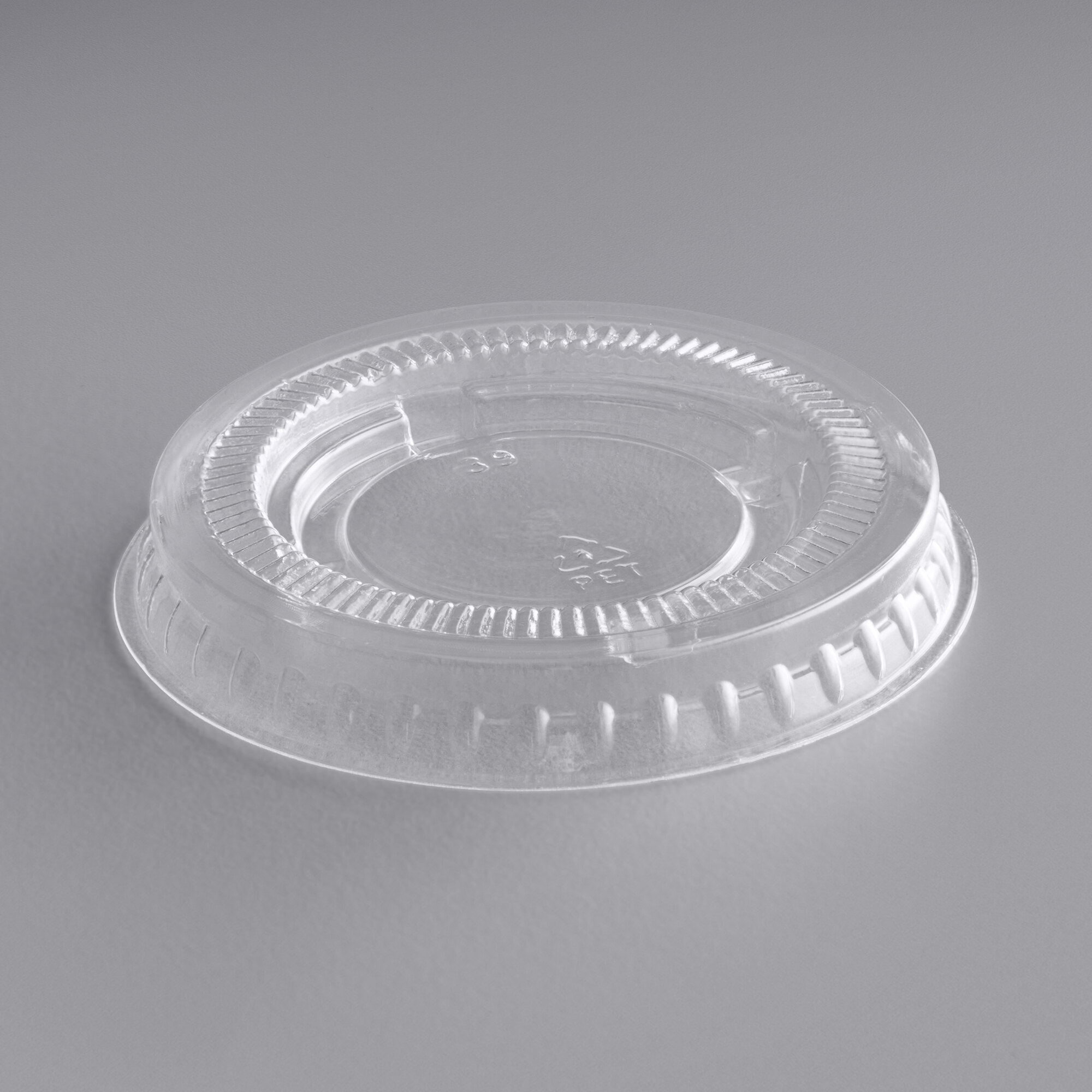 PET Plastic Lid for 0.5 to 1.25 oz. Souffle Cup / Portion Cup 2500/case