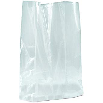 Laddawn® 6" x 3" x 12" 1mil Clear Gusseted Poly Bag 1000/case