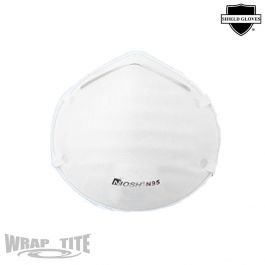 RES-N95NV White N95 Cup Shape Face Mask 20/box