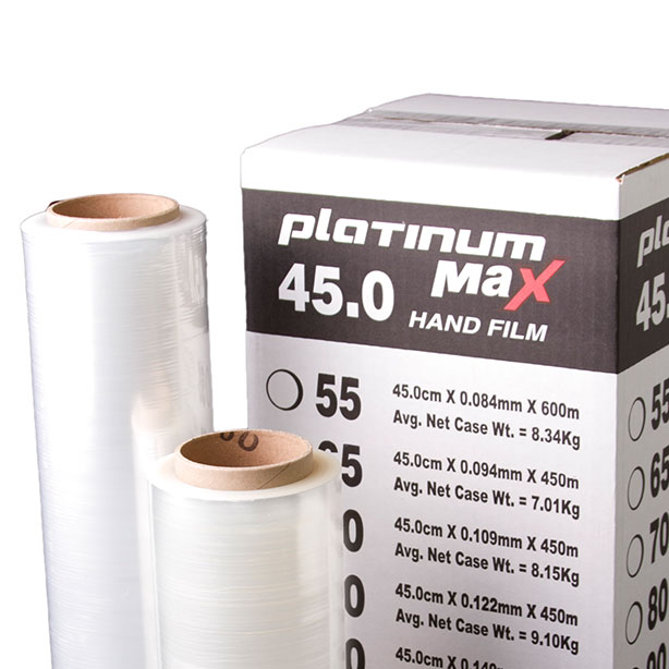 Platinum Max® Hand Stretch Film, 37 ga, 18 in x 1476 ft