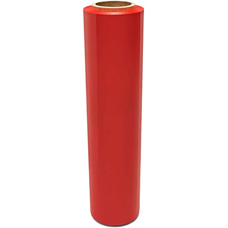 18 x 1500 x 80 Hand Wrap Cast Dark Red 4 rolls/case