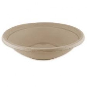 Natural Fiber Pulp Bowls, 16 oz, 7.4 x 7.4 x 1.9, 500/case