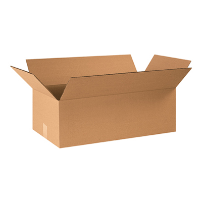 Corrugated Boxes - 24" x 12" x 8", 32ECT, 25/Bundle