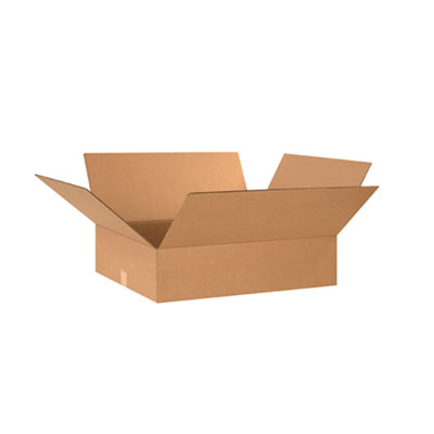 Corrugated Boxes - 24" x 20" x 8", 32ECT, 20/Bundle