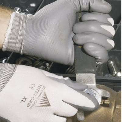 Summit® NitriGrip® Machine Knit Nitrile Coated Gloves, XX-Large, 12 pairs