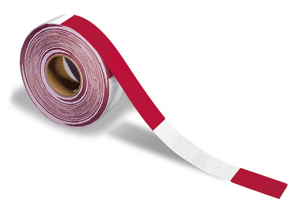 983-32 Conspicuity Red/White 2 x 150 Tape