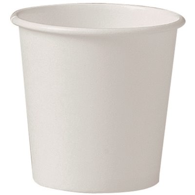 6oz 376W White Paper Hot Cup 1000/case