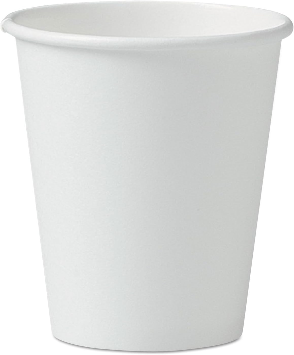 6oz 376W White Paper Hot Cup 1000/case