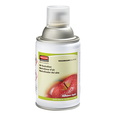 Rubbermaid® Standard Aerosol Dispenser Refill - Delicious Apple, 6 oz, 12/Case