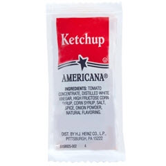 Ketchup Packets, 9G, 500/Bx