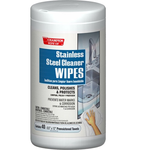 Stainless Steel Cleaner Wipes 9.5