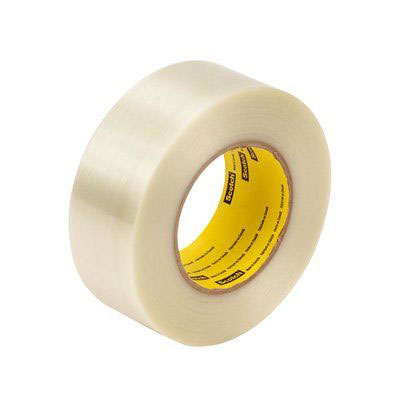 Scotch® 8919MSR Filament Tape, Clear, 7 mil