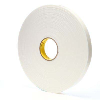 3M™ VHB™ 4955 Tape, White, 18 mm x 33 m, 80 mil, 9 rolls